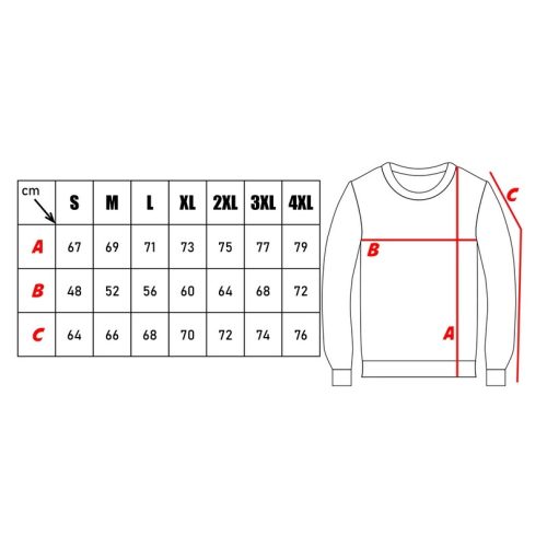 M-Tramp O-nyakú pulóver, kék 2XL