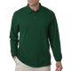 Gildan GI3400 Long Sleeve Pique Polo, dark green S