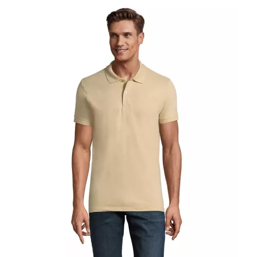Sol's Pique Polo, sand