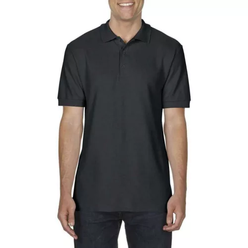 Gildan GI85800 pique T-Shirt, Schwarz S