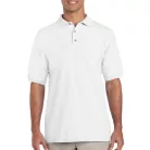 Gildan GI3800 polokošeľa, biely 4XL