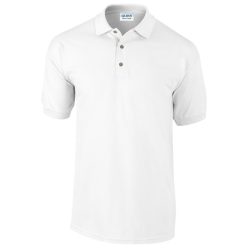 Gildan GI3800 tricou polo, alb