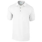 Gildan GI3800 tricou polo, alb