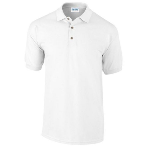 Gildan GI3800 pique T-Shirt, Weiss