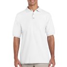 Gildan GI3800 tricou polo, alb