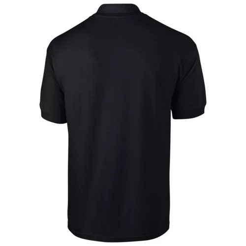 Gildan GI3800 pique T-Shirt, Schwarz
