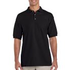 Gildan GI3800 pique T-Shirt, Schwarz
