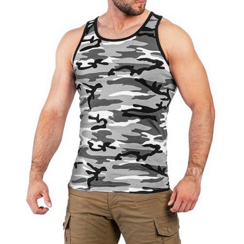 Mil-Tec Tank Top, urban-camo 2XL