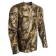 M-Tramp Herne tricou maneca lunga, maro-hardwood S