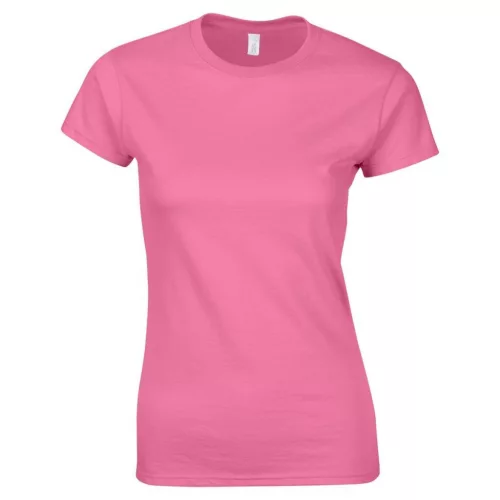 Gildan GIL64000 Women's T-Shirt, azalea S