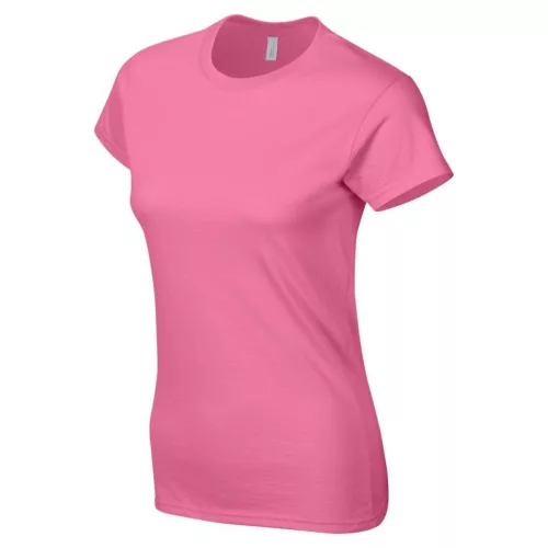 Gildan GIL64000 Women's T-Shirt, azalea M