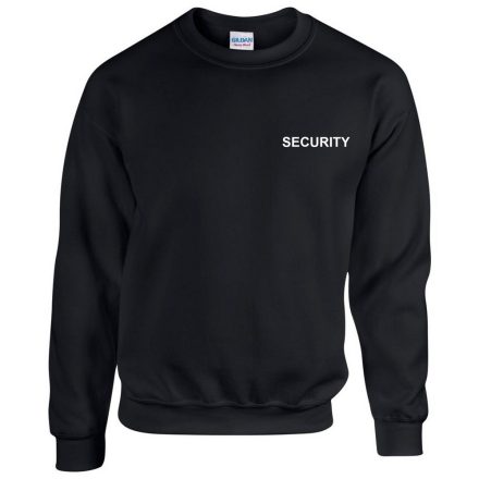 Security pulóver, čierna
