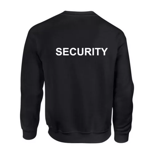 Security Pullover, Schwarz 3XL