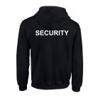 Security Strickjacke mit Kapuze, Schwarz L