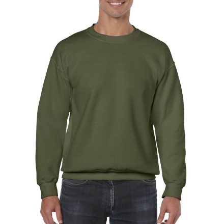 Gildan pulóver, military-zöld