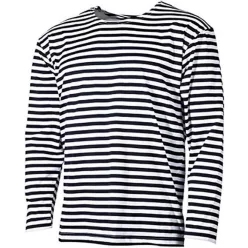 Mil-Tec russian T-shirt, blue/white XS