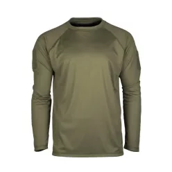 Mil-Tec Quick Dry tactical long sleeve shirt, green S