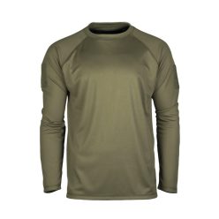 Mil-Tec pulover tactical maneci lungi quickdry, verde