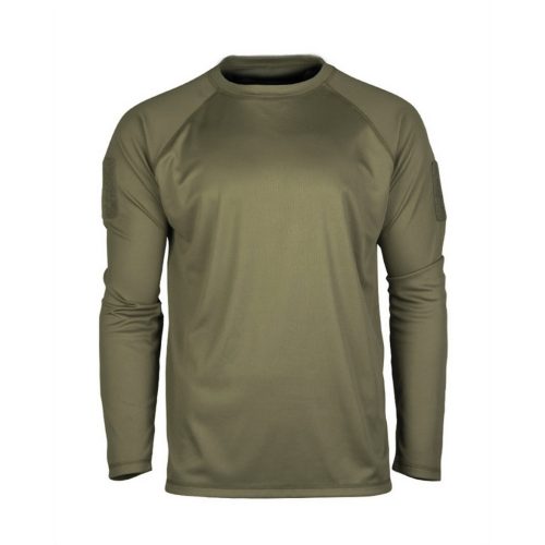 Mil-Tec Quick Dry Tactical Langarmshirt, Grün