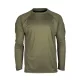 Mil-Tec Quick Dry tactical long sleeve shirt, green L