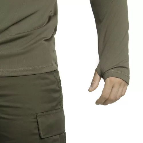 Mil-Tec bluza tactica cu maneci lungi quickdry, verde XL