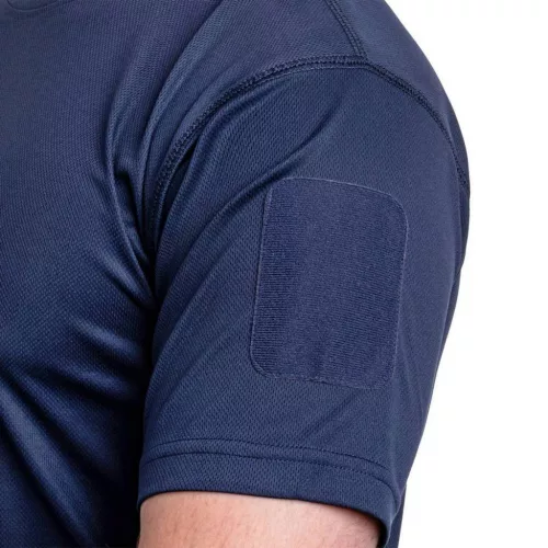 Mil-Tec Quick Dry rövid ujjú taktikai póló, kék 3XL