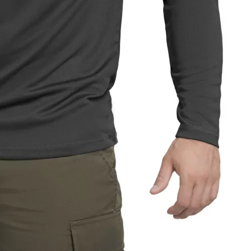 Mil-Tec Quick Dry Tactical Langarmshirt, Schwarz 3XL
