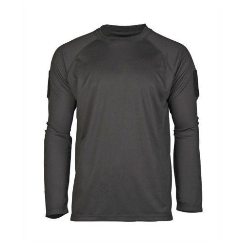 Mil-Tec bluza tactica cu maneci lungi quickdry, negru