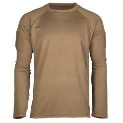 Mil-Tec Quick Dry Tactical Langarmshirt, Coyote