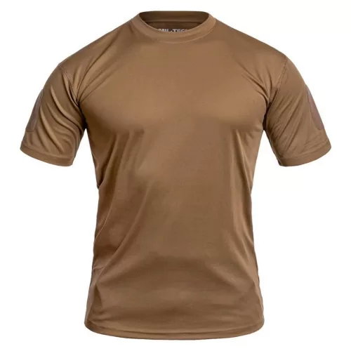 Mil-Tec Quick Dry rövid ujjú taktikai póló, coyote 2XL