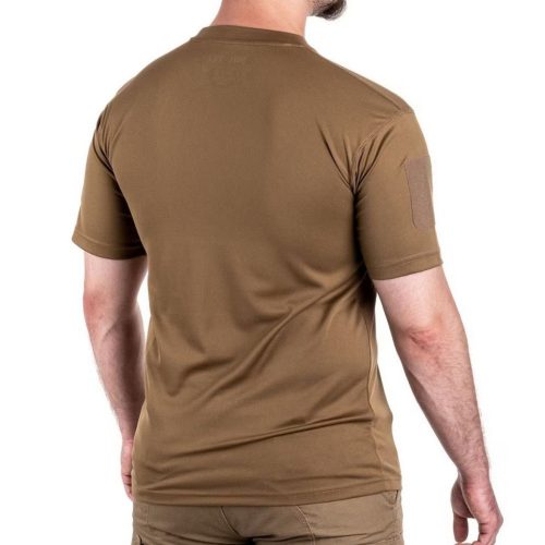 Mil-Tec Quick Dry rövid ujjú taktikai póló, coyote 2XL