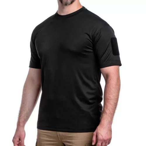 Mil-Tec tricou tactic quickdry, negru M