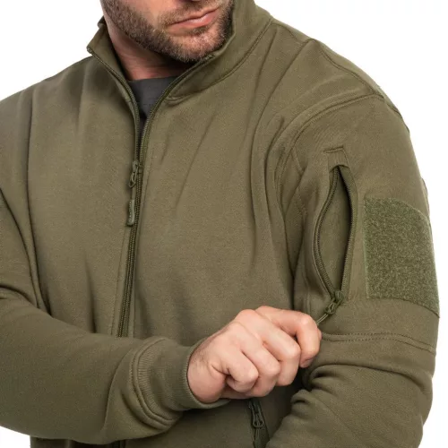 Mil-Tec Tactical Sweatjacke, Grün