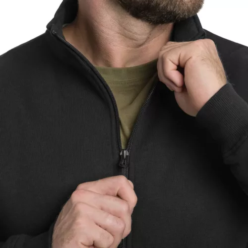 Mil-Tec Tactical Sweatjacke, Schwarz