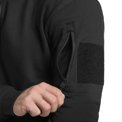 Mil-Tec Tactical Sweatjacke, Schwarz