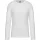 Kariban Langarm-T-Shirt, Weiß
