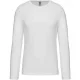 Kariban Langarm-T-Shirt, Weiß