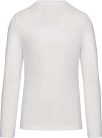 Kariban Langarm-T-Shirt, Weiß