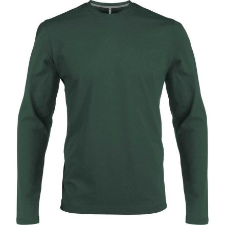Kariban Langarm-T-Shirt, Waldgrün