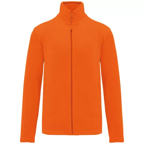 Kariban Falco micro fleece jacket, orange 3XL