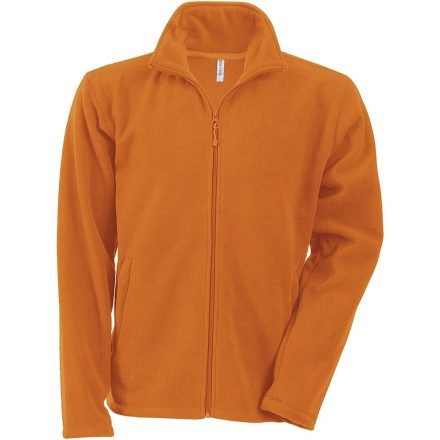 Kariban Falco micro fleece bunda, oranžová