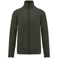 Kariban Falco mikro fleece dzseki, olivazöld