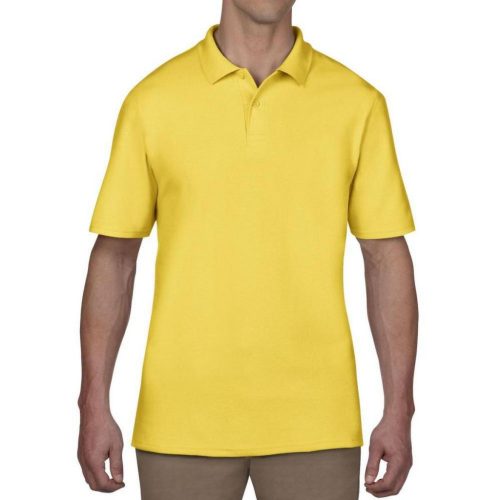 Anvil pique Polo, yellow S