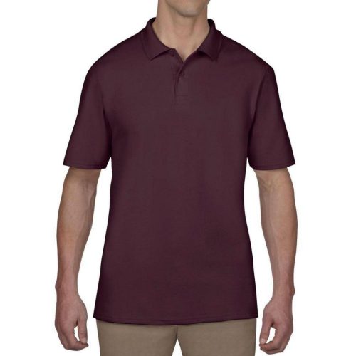 Anvil pique Polo, maroon S
