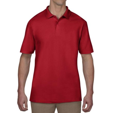 Anvil pique Polo, red S