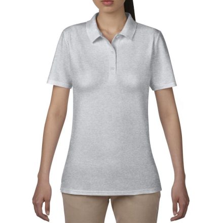 Anvil Frauen pique T-Shirt, Grau