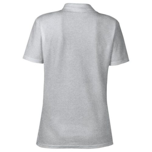 Anvil female pique polo, grey S