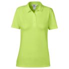 Anvil female pique polo, green