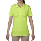 Anvil female pique polo, green S