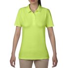 Anvil female pique polo, green